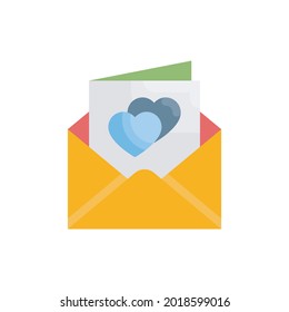 Love wishes vector flat icon style illustration. EPS 10 File