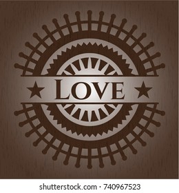 Love wooden signboards