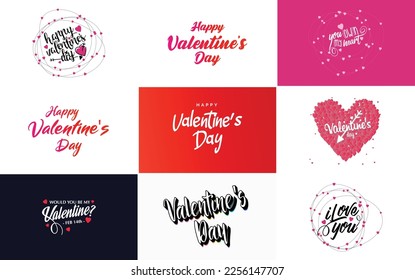 Love word art design with a heart-shaped background and a bokeh effect