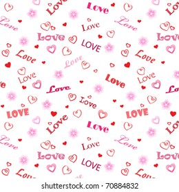 Love word background