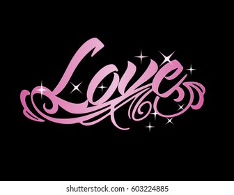 Love word design