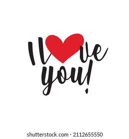 Love word hand drawn lettering. Modern calligraphy script love text. Vector illustration. Design for printing on shirts, posters, banners. Pink color text on white background. nice print for t-shirt