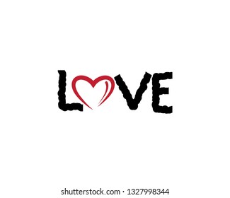 Icono de vector de palabras de amor