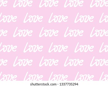 Love word vector pattern. Vector love word abstract pattern. 