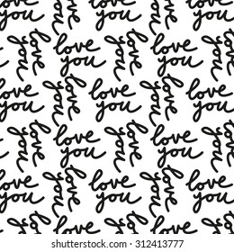 Love words background