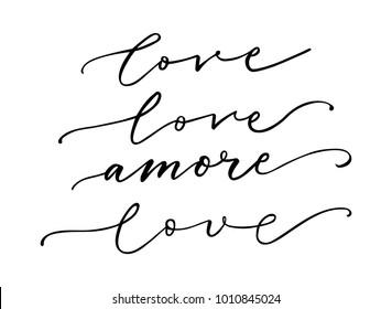 LOVE WORDS LETTERING