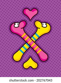 In love - worm series