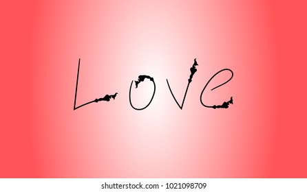 love written with Fire