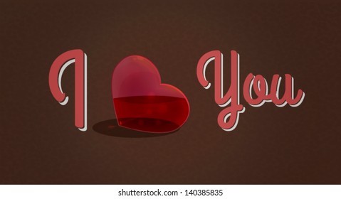 I love you