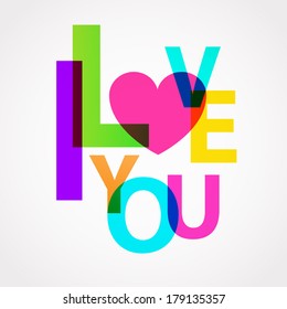 I love you 