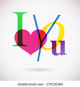 I love you 