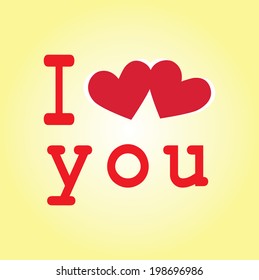 I love you