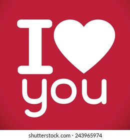 I love you 
