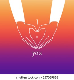I love you 