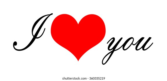 I love you