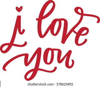 I love you