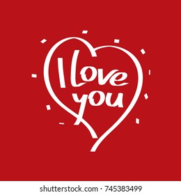 I love you