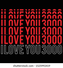 Love You 3000 图片 库存照片和矢量图 Shutterstock