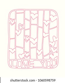 love you _ vector design