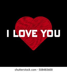 I LOVE YOU background.
