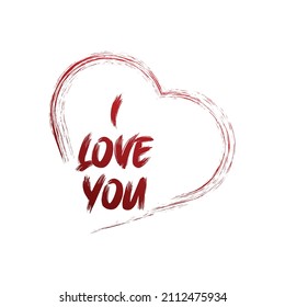 I Love You Be my valentine 