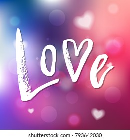I Love You - Calligraphy for invitation, greeting card, prints, posters. Hand drawn typographic inscription, lettering design. Vector Happy Valentines day holidays quote.