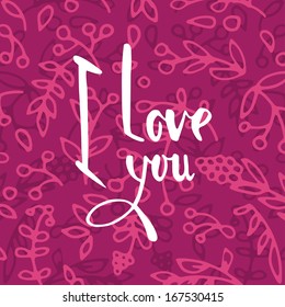 i love you card