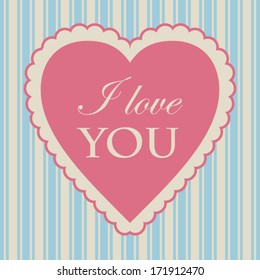 i love you card