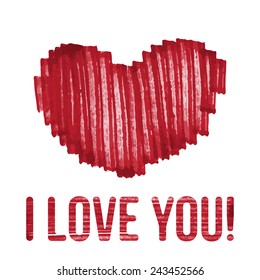 I love you card.