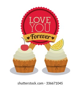 love you card design, vector illustration eps10 graphic 