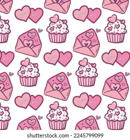 I love you. Color print. Icons vector illustrations. Set of text in different colors and types. Valentine's day love romantic 