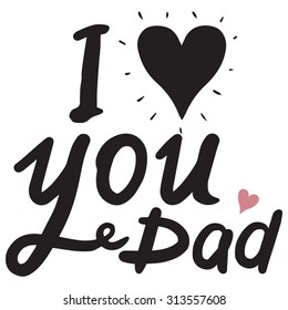 i love you dad