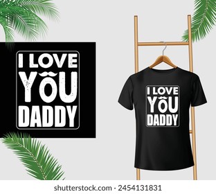 Te quiero, papi Diseño de camiseta