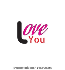 love you design illustration vector