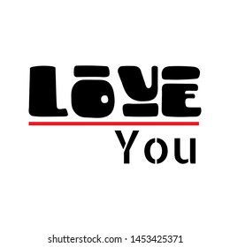 love you design illustration vector