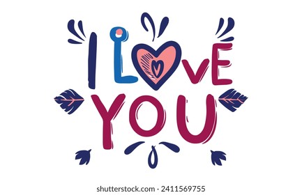 i love you design for your partner