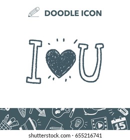 I love you doodle