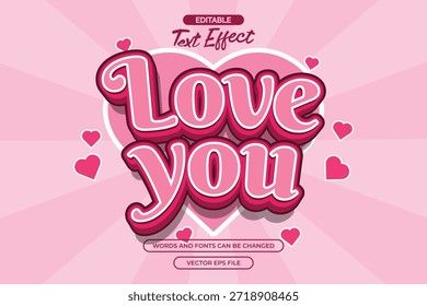 Te encanta el efecto de texto editable con estilo de texto de dibujos animados 3D y con fondo de cómic