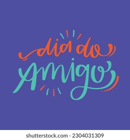 I love you. Eu te amo in brazilian portuguese. Modern hand Lettering. vector.