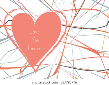love you forever background
