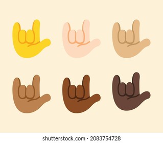 Love You Gesture Icon Love You Stock Vector (Royalty Free) 2083754728 ...