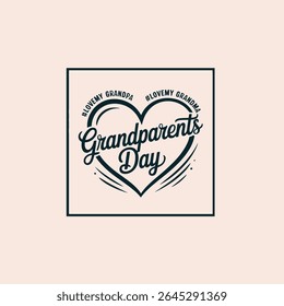 I Love You Grandparents Elegant Family Love Typography Design
Heartfelt “I Love You Grandparents” Script Font for Family Gifts
Happy Grandparent’s Day Typography Design – Bold and Script Mix
