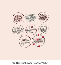 I Love You Grandparents Elegant Family Love Typography Design
Heartfelt “I Love You Grandparents” Script Font for Family Gifts
Happy Grandparent’s Day Typography Design – Bold and Script Mix
