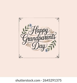 I Love You Grandparents Elegant Family Love Typography Design
Heartfelt “I Love You Grandparents” Script Font for Family Gifts
Happy Grandparent’s Day Typography Design – Bold and Script Mix
