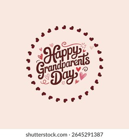I Love You Grandparents Elegant Family Love Typography Design
Heartfelt “I Love You Grandparents” Script Font for Family Gifts
Happy Grandparent’s Day Typography Design – Bold and Script Mix
