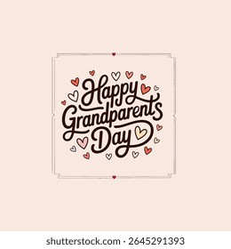 I Love You Grandparents Elegant Family Love Typography Design
Heartfelt “I Love You Grandparents” Script Font for Family Gifts
Happy Grandparent’s Day Typography Design – Bold and Script Mix
