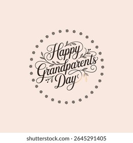 I Love You Grandparents Elegant Family Love Typography Design
Heartfelt “I Love You Grandparents” Script Font for Family Gifts
Happy Grandparent’s Day Typography Design – Bold and Script Mix
