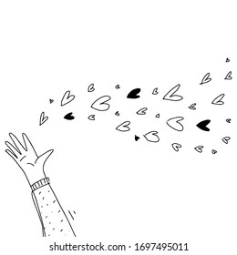 love for you hand drawn