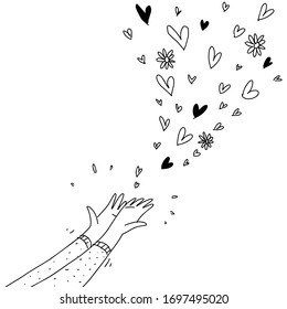 love for you hand drawn