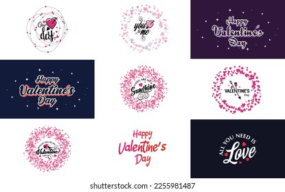 I Love You hand-drawn lettering with a heart design. suitable for use in Valentine's Day designs or as a romantic greeting